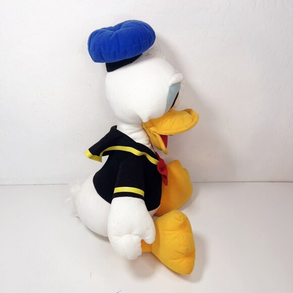 Disney SEGA Donald Duck Plush Toy 18" Stuffed Animal With Sailor Outfit & Hat - Picture 4 of 6